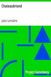 Ebook Chateaubriand Lemaître, Jules