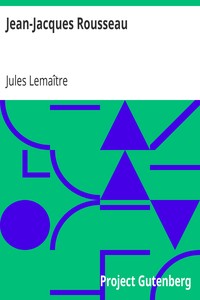 Ebook Jean-Jacques Rousseau Lemaître, Jules