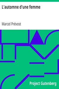 Ebook L'automne d'une femme Prévost, Marcel