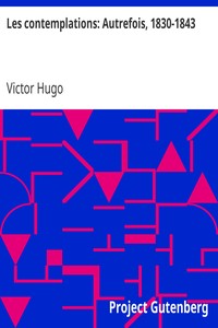Ebook Les contemplations Hugo, Victor