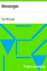 Ebook Mensonges Bourget, Paul