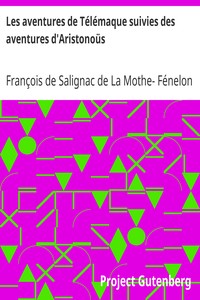 Ebook Les aventures de Télémaque suivies des aventures d'Aristonoüs Fénelon, François de Salignac de La Mothe-