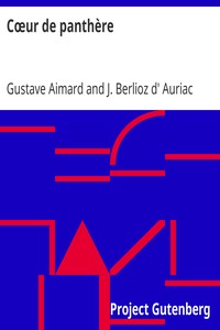 Ebook Cœur de panthère Auriac, J. Berlioz d' (Jules Berlioz)