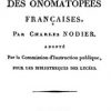Ebook Dictionnaire raisonné des onomatopées françaises Nodier, Charles