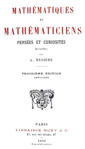 Ebook Mathématiques et Mathématiciens