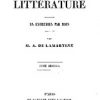 Ebook Cours familier de Littérature - Volume 02 Lamartine, Alphonse de