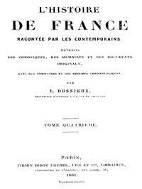 Ebook L'Histoire de France racontée par les Contemporains (Tome 4/4)