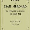 Ebook Journal de Jean Héroard - Tome 2 Héroard, Jean