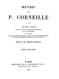 Ebook Œuvres de P. Corneille, Tome 05 Corneille, Pierre