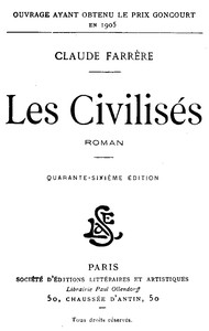 Ebook Les civilisés Farrère, Claude