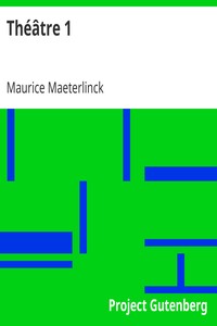 Ebook Théâtre 1 Maeterlinck, Maurice