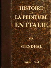 Ebook Histoire de la peinture en Italie Stendhal