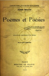 Ebook Poèmes et Poésies Keats, John