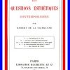 Ebook Les questions esthétiques contemporaines La Sizeranne, Robert de