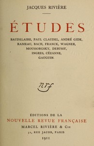 Ebook Études Rivière, Jacques