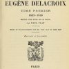 Ebook Journal de Eugène Delacroix, Tome 1 (de 3) Delacroix, Eugène