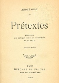 Ebook Prétextes Gide, André