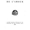Ebook De l'amour Baudelaire, Charles