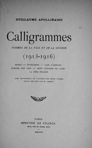Ebook Calligrammes Apollinaire, Guillaume