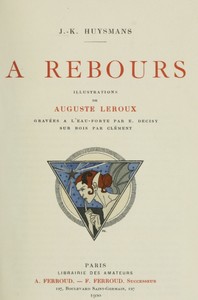 Ebook A rebours Huysmans, J.-K. (Joris-Karl)