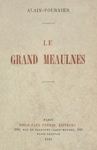 Ebook Le Grand Meaulnes Alain-Fournier