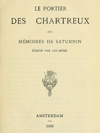 Ebook Le portier des Chartreux, ou mémoires de Saturnin écrits par lui-même Gervaise de Latouche, Jean-Charles