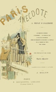 Ebook Paris Anecdote Privat d'Anglemont, A. (Alexandre)
