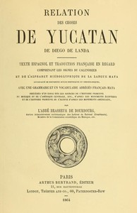 Ebook Relation des choses de Yucatan de Diego de Landa Brasseur de Bourbourg, abbé