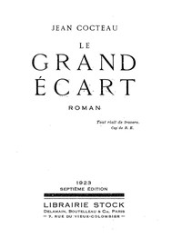 Ebook Le Grand Écart Cocteau, Jean