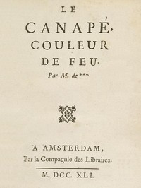 Ebook Le Canapé couleur de feu Fougeret de Monbron, Louis Charles