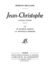 Ebook Jean-Christophe, Volume 4 Rolland, Romain