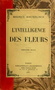 Ebook L'intelligence des fleurs Maeterlinck, Maurice