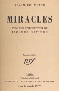 Ebook Miracles Alain-Fournier