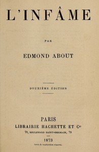 Ebook L'infâme About, Edmond
