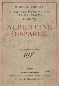 Ebook Albertine disparue Vol 1 (of 2) Proust, Marcel