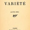 Ebook Variété I Valéry, Paul