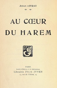 Ebook Au cœur du Harem Ivray, Jehan d'