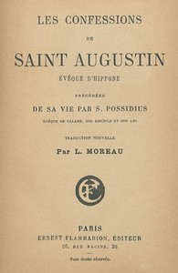 Ebook Les confessions de saint Augustin, évêque d'Hippone Augustine, Saint, Bishop of Hippo