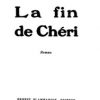 Ebook La Fin de Chéri Colette