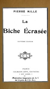 Ebook La biche écrasée Mille, Pierre