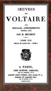 Ebook Œuvres de Voltaire Tome XIX Voltaire