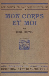 Ebook Mon corps et moi Crevel, René